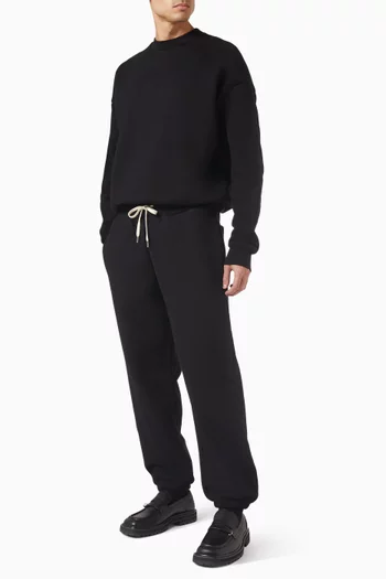 بنطال رياضي بحواف مطاطية قطن ثقيل بوزن 800 غرام لكل متر مربع