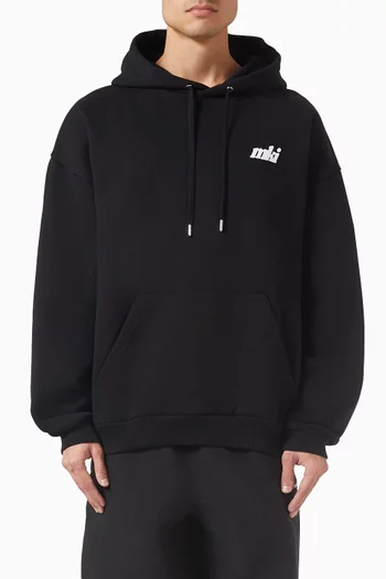 MKI Stamp Hoodie in Cotton-fleece
