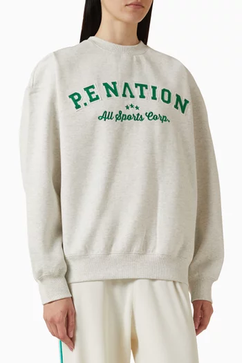 Dynamic Sweatshirt in Cotton Fleece