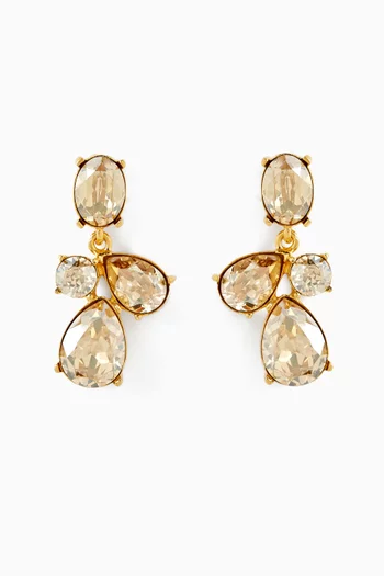 أقراط متدلية كاندي نحاس بلون ذهبي