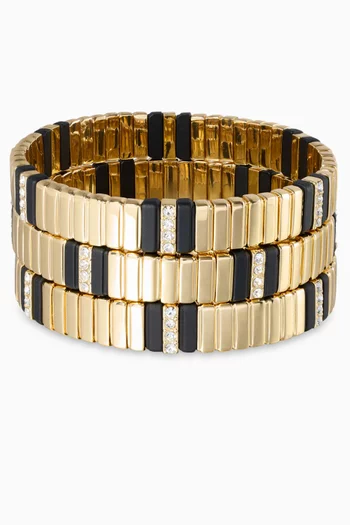 طقم أساور ذا ميدنايت، 3 قطع