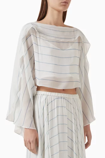 Capri Kimono Top in Silk