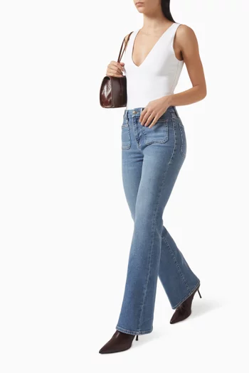 بنطال جينز جود ليجز بقصة واسعة دينم