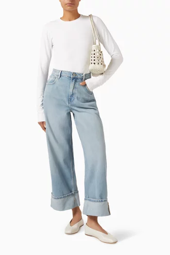 بنطال جينز جود ستاندرد بقصة فضفاضة