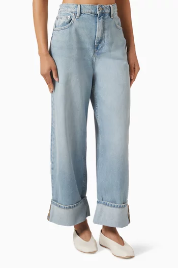 بنطال جينز جود ستاندرد بقصة فضفاضة