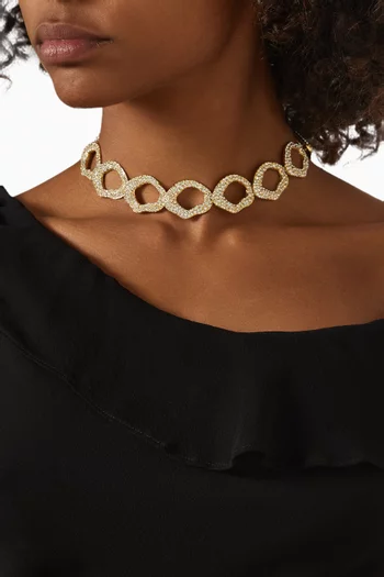 Nala Choker in 24kt Gold-plated Metal