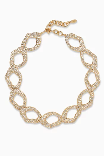 Nala Choker in 24kt Gold-plated Metal