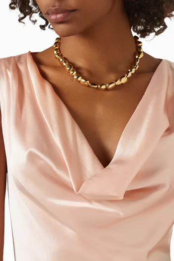 Kai Necklace in 24kt Gold-plated Metal