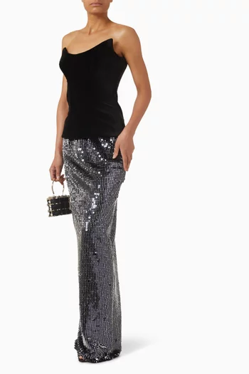 Aiden Crystal Maxi Dress