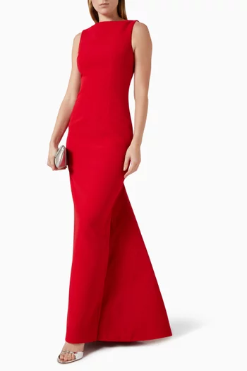 Sloane Maxi Dress in Crepe