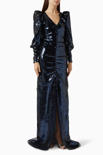 Sequin-embellished Gown