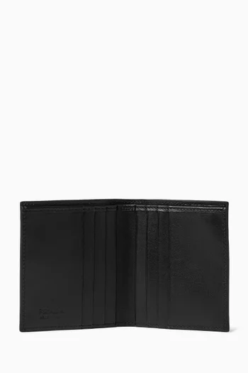 Logo Wallet in Calf Leather