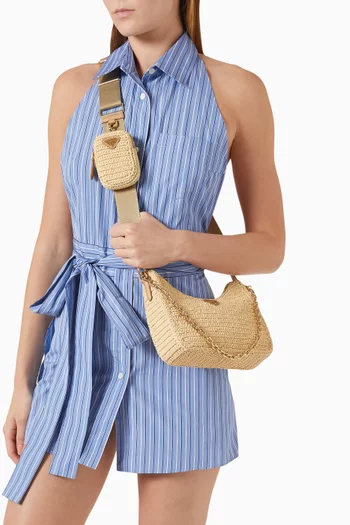 Re-Edition 2005 Crossbody Bag in Crochet