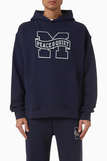 كنزة بغطاء رأس بانر قطن