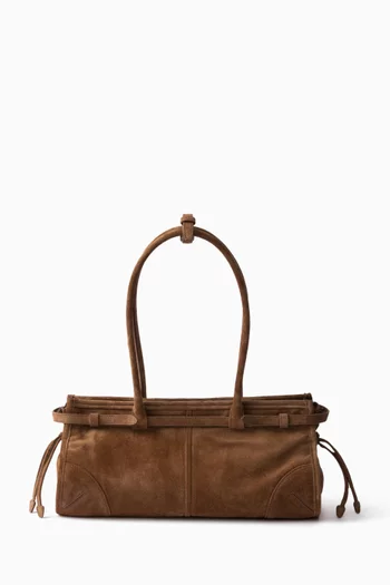 Medium Bonnie Handbag in Suede