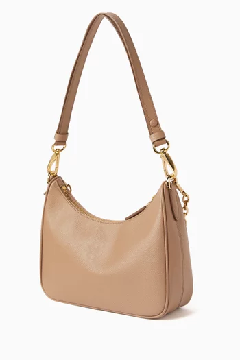 Mini Re-Edition Bag in Saffiano Leather