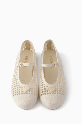 حذاء كلاسيك باليرينا كروشيه