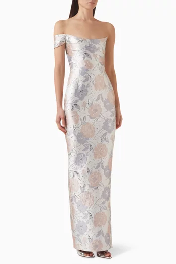 فستان سهرة جاكسون بروكيد