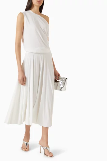 Flared Skirt in Poly Lycra