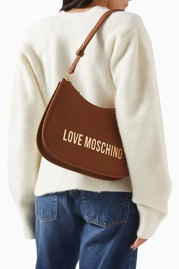 Bold Love Shoulder Bag in Faux Leather