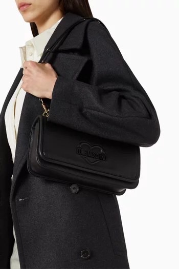 Small Top-handle Bag in Faux Leather