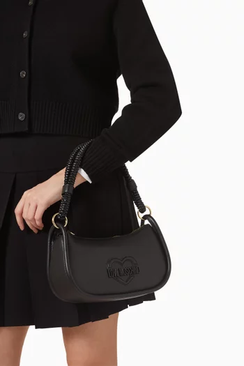 Small Shoulder Bag in Faux Leather