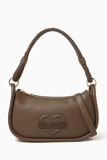 Small Shoulder Bag in Faux Leather