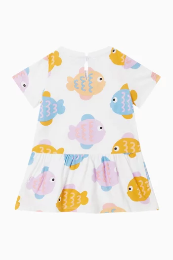 Shell Print Jersey Dress