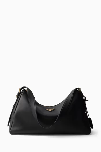 Large Aimée Shoulder Bag in Leather