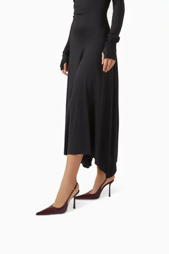 Victoria 100 Slingback Pumps in Leather