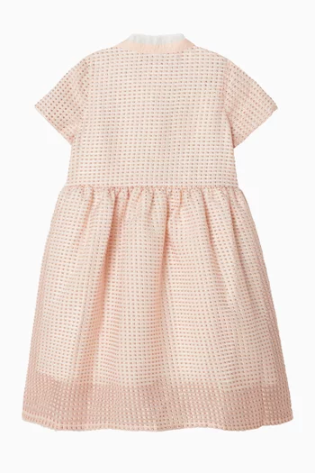 فستان متوسط الطول بنمط قميص