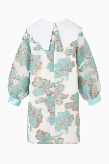 فستان قصير بأكمام طويلة