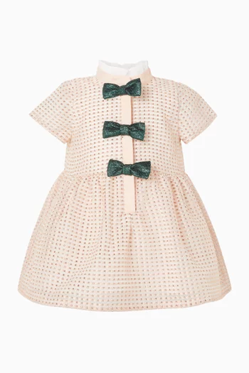 طقم فستان بنمط قميص وسروال تحتي