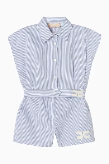 شورت بنقشة مخططة