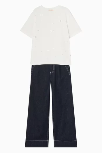 Rhinestone Logo T-Shirt