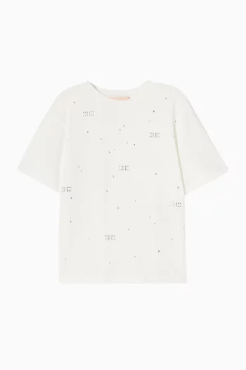 Rhinestone Logo T-Shirt