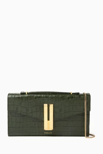 كلاتش فانكوفر جلد بنقشة جلد التمساح