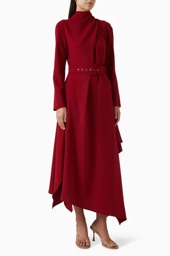 Eliza Belted Maxi Dress