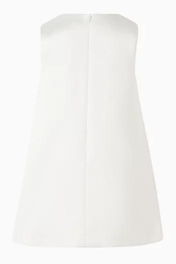 فستان بعقدة وقصة حرف A