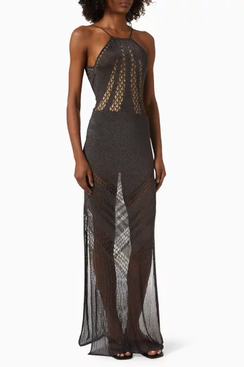 Mercantour High-Waist Maxi Skirt in Knit