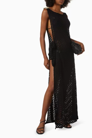 Angles Maxi Dress in Knit