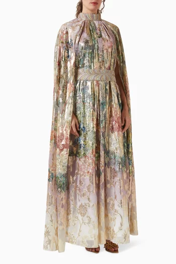 فستان اورلينا بحزام لوركس شيفون