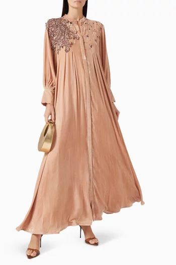 Thalora Maxi Dress in Velvet