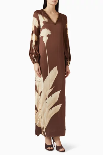 Palmas Printed Maxi Dress