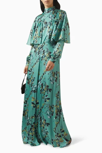 فستان هاربر بطبقة بنمط كاب