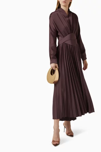 فستان ديبا بطيّات