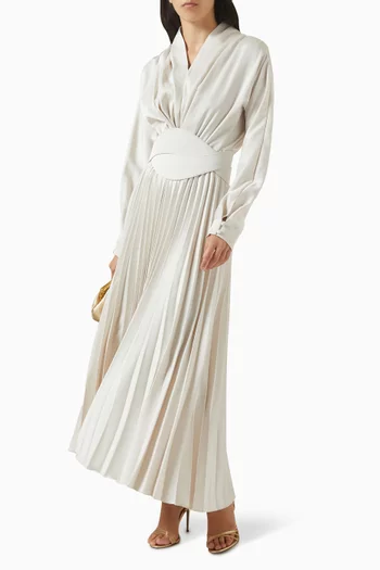 فستان ديبا بطيّات