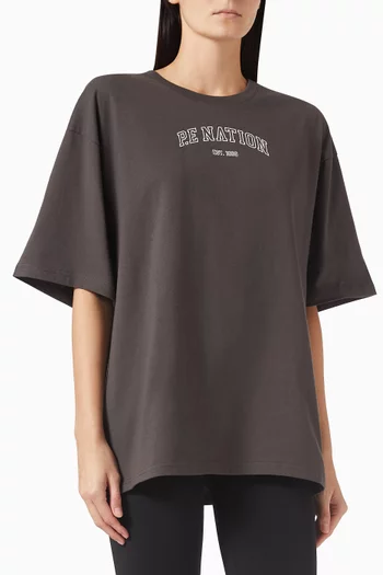 تي شيرت اوفرلاند جيرسيه وقطن عضوي