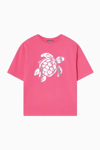 Turtle Oversize T-shirt in Cotton