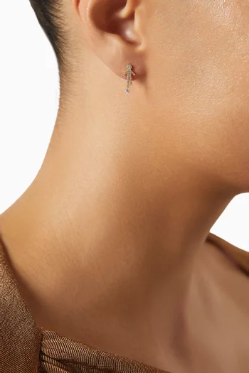 Séléné Boy Diamond Earring in 18kt Gold